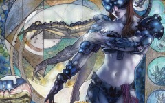 Desktop wallpaper. Mirrodin Besieged - Silverskin Armor