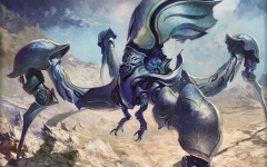 Desktop wallpaper. Scars of Mirrodin - Memnite