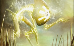 Desktop wallpaper. Mirrodin Besieged - Peace Strider