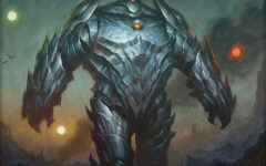 Desktop wallpaper. Scars of Mirrodin - Platinum Emperion