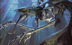 Desktop wallpaper. New Phyrexia - Jin Gitaxias, Core Augur