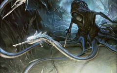 Desktop wallpaper. New Phyrexia - Phyrexian Metamorph