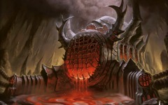 Desktop wallpaper. New Phyrexia - Omen Machine