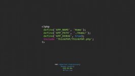 Desktop wallpaper. PHP