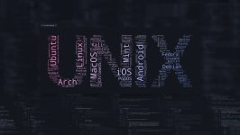 Desktop wallpaper. Unix