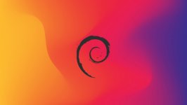 Desktop wallpaper. Debian