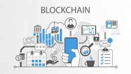 Desktop wallpaper. Blockchain