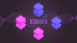 Desktop wallpaper. Blockchain