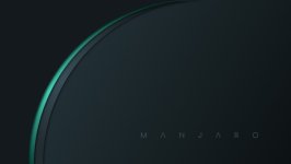 Desktop wallpaper. Manjaro Linux