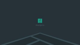 Desktop wallpaper. Manjaro