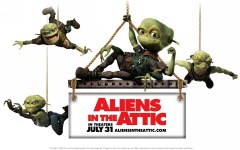 Desktop wallpaper. Aliens in the Attic. ID:21799
