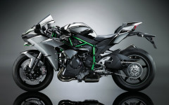 Desktop wallpaper. Kawasaki Ninja H2