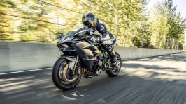 Desktop wallpaper. Kawasaki Ninja H2R
