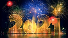 Desktop wallpaper. New Year 2021