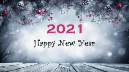 Desktop wallpaper. New Year 2021