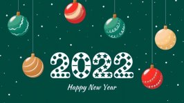 Desktop wallpaper. New Year 2022