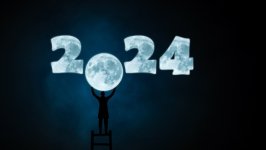 Desktop wallpaper. New Year 2024