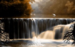 Desktop wallpaper. Waterfalls. ID:42690