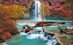 Desktop wallpaper. Waterfalls. ID:42694