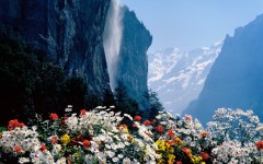 Desktop wallpaper. Waterfalls. ID:42715