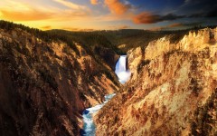 Desktop wallpaper. Waterfalls. ID:42732
