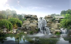 Desktop wallpaper. Waterfalls. ID:42749