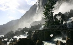 Desktop wallpaper. Waterfalls. ID:42751