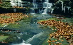 Desktop wallpaper. Waterfalls. ID:42752