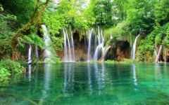 Desktop wallpaper. Waterfalls. ID:42835