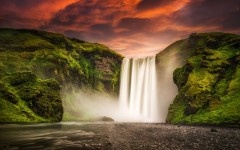 Desktop wallpaper. Waterfalls. ID:62116