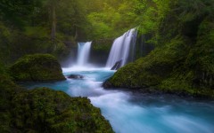 Desktop wallpaper. Waterfalls. ID:62201