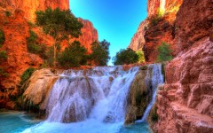 Desktop wallpaper. Waterfalls. ID:64501