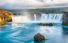 Desktop wallpaper. Waterfalls. ID:64511