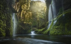 Desktop wallpaper. Waterfalls. ID:64512