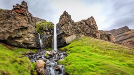 Desktop wallpaper. Waterfalls. ID:155623