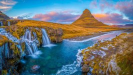 Desktop wallpaper. Waterfalls. ID:158824