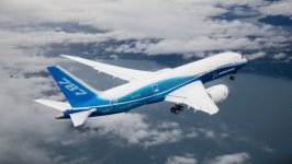 Desktop wallpaper. Boeing 787 Dreamliner