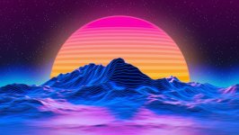 Desktop wallpaper. NewRetroWave