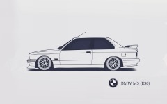 Desktop wallpaper. M3 (E30)