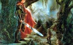 Desktop wallpaper. Luis Royo - Secrets - Search for the Lost Heroes