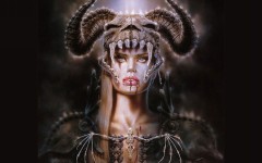 Desktop wallpaper. Luis Royo - Malefic - Fogs Kiss