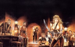 Desktop wallpaper. Luis Royo - Women - Silverglass 1