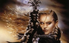 Desktop wallpaper. Luis Royo - Malefic - Nine Tongues and One Ear