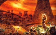 Desktop wallpaper. Luis Royo - Dreams - Ties of Power
