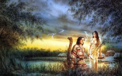 Desktop wallpaper. Luis Royo - Dreams - Seminole Song