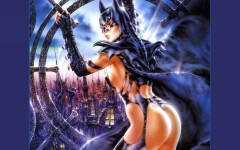 Desktop wallpaper. Luis Royo - Dreams - Black Flights 2
