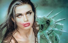 Desktop wallpaper. Luis Royo - III Millennium - Liberty