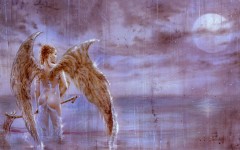 Desktop wallpaper. Luis Royo - III Millennium - Angel 4