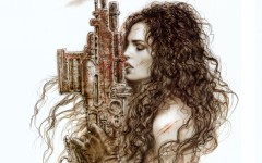 Desktop wallpaper. Luis Royo - III Millennium - Sketch 1