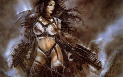 Desktop wallpaper. Luis Royo - III Millennium - Tears of the III Millennium
